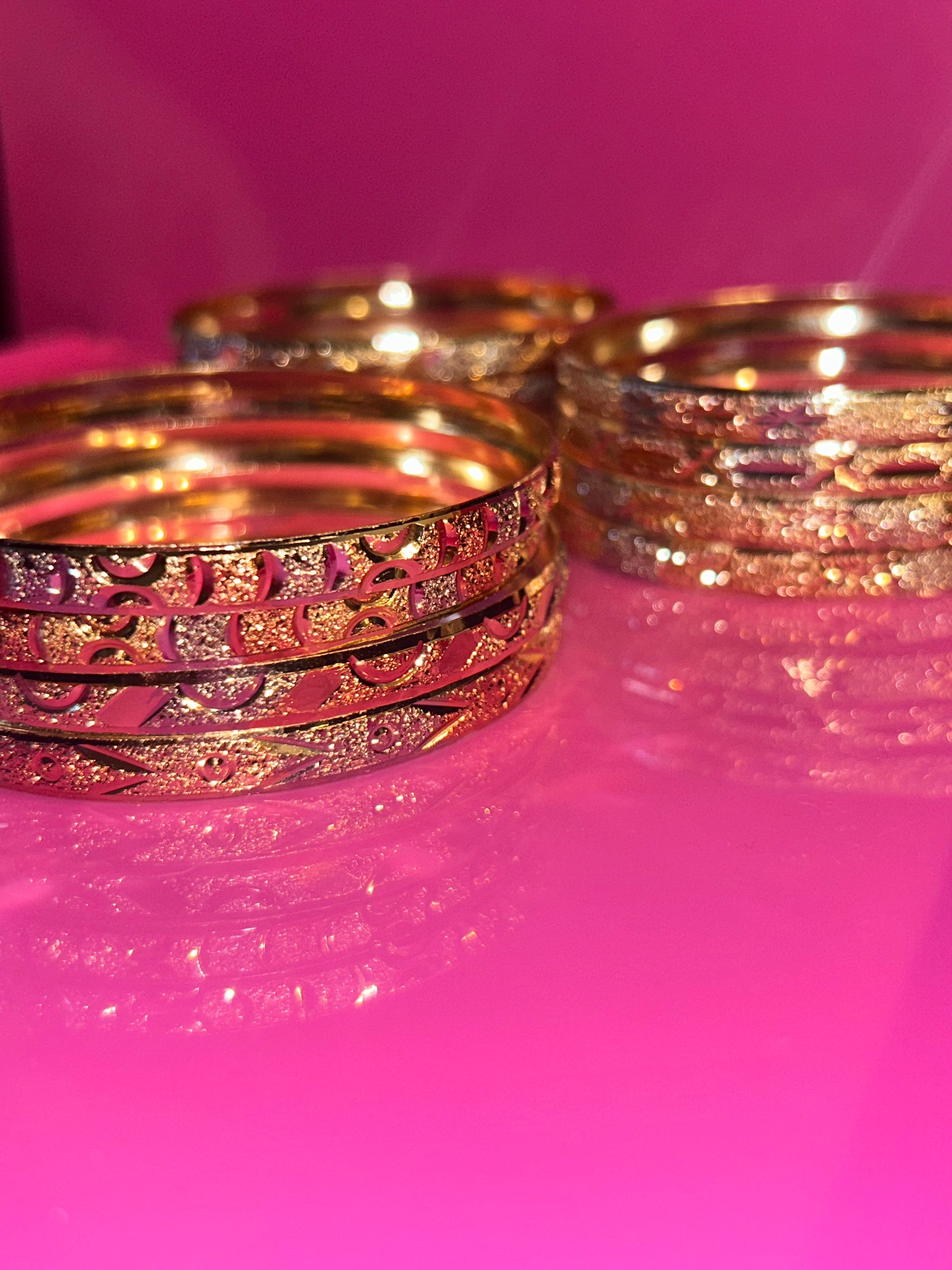 TRICOLOR BANGLE SET
