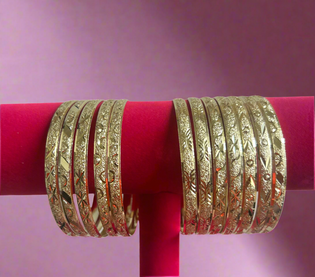 THAT GIRL GOLD BANGLE SET