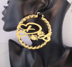 CUSTOM NAME HK BAMBOO EARRINGS