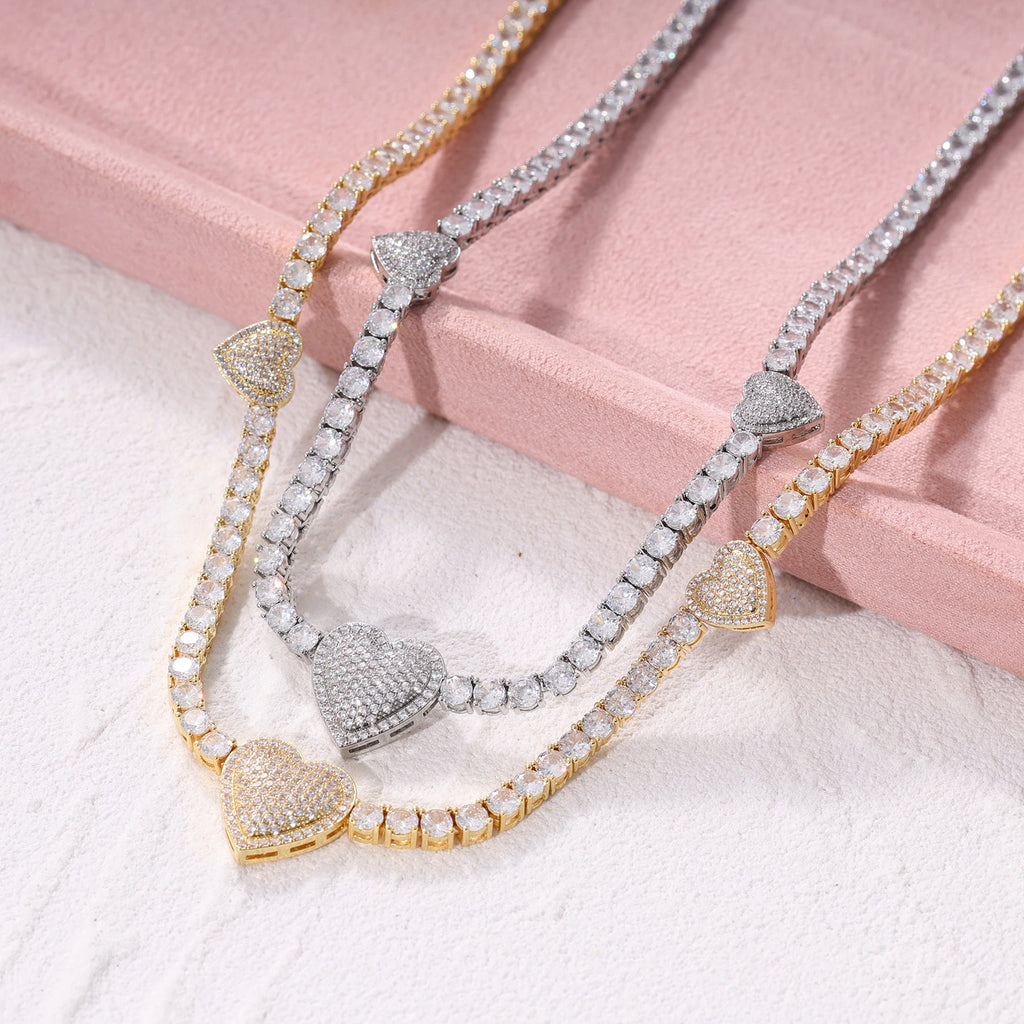 COLD HEARTED TENNIS CHOKER