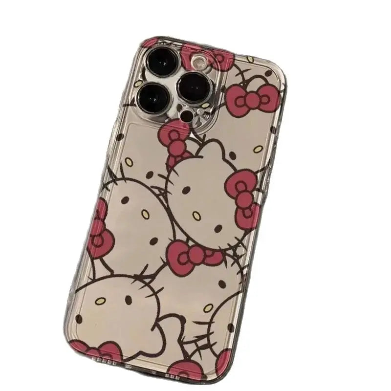 Lovely Hello Kitty Head Phone Case