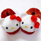 HK Big Head Plush Slippers