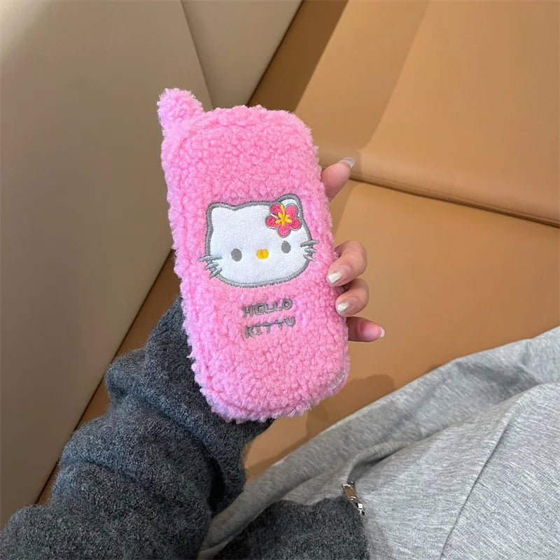 Kitty Fur Flip Phone Case