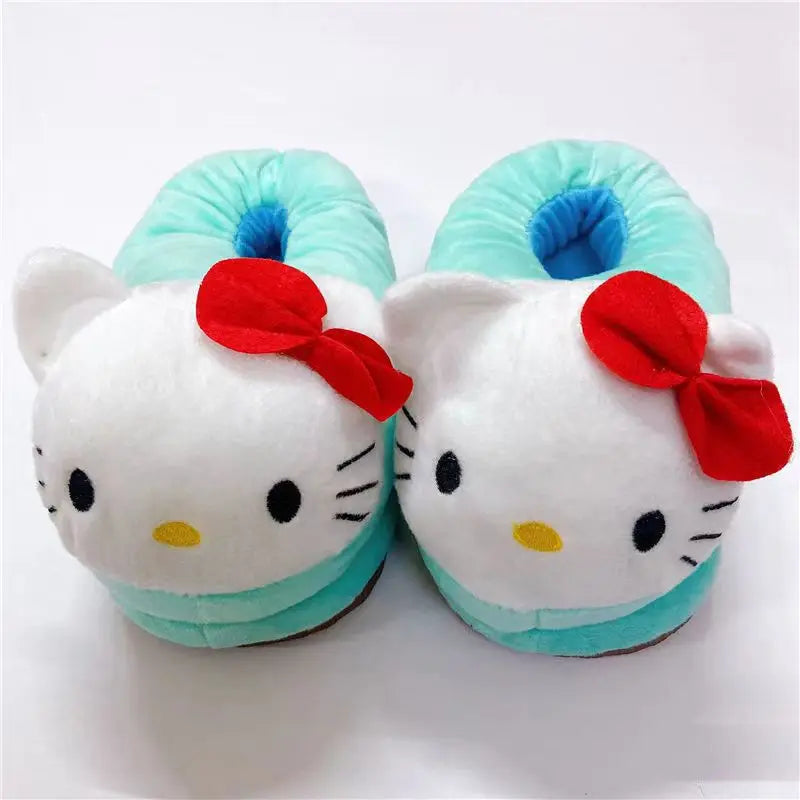 HK Big Head Plush Slippers