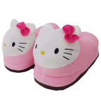 HK Big Head Plush Slippers
