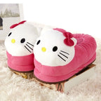 HK Big Head Plush Slippers