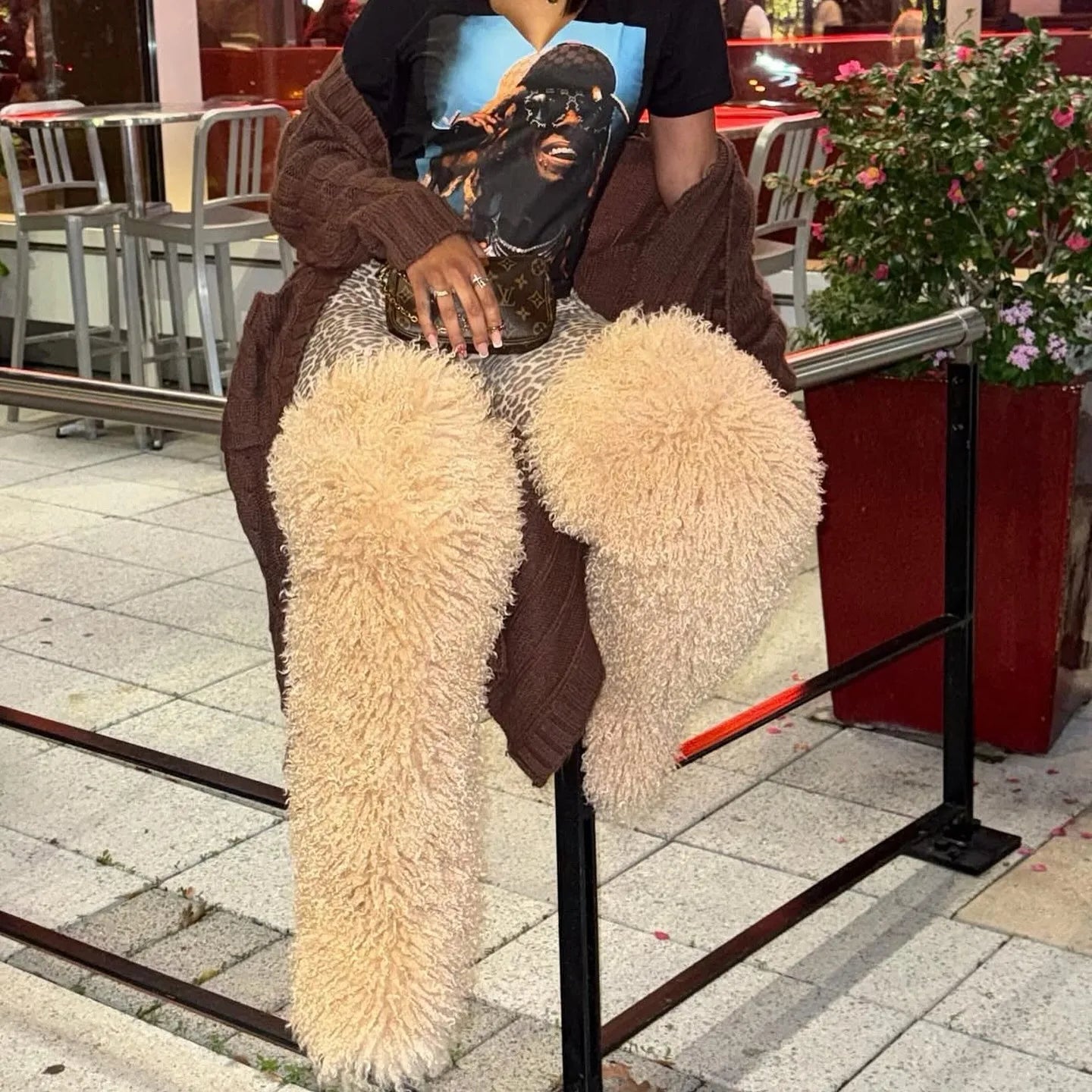 RICH GIRL FAUX FUR BOOTS