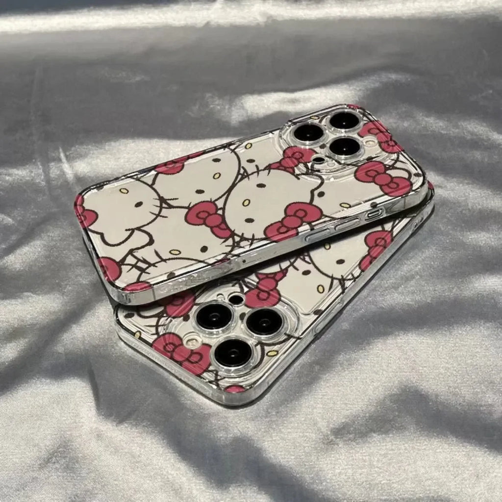 Lovely Hello Kitty Head Phone Case