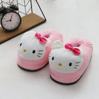 HK Big Head Plush Slippers