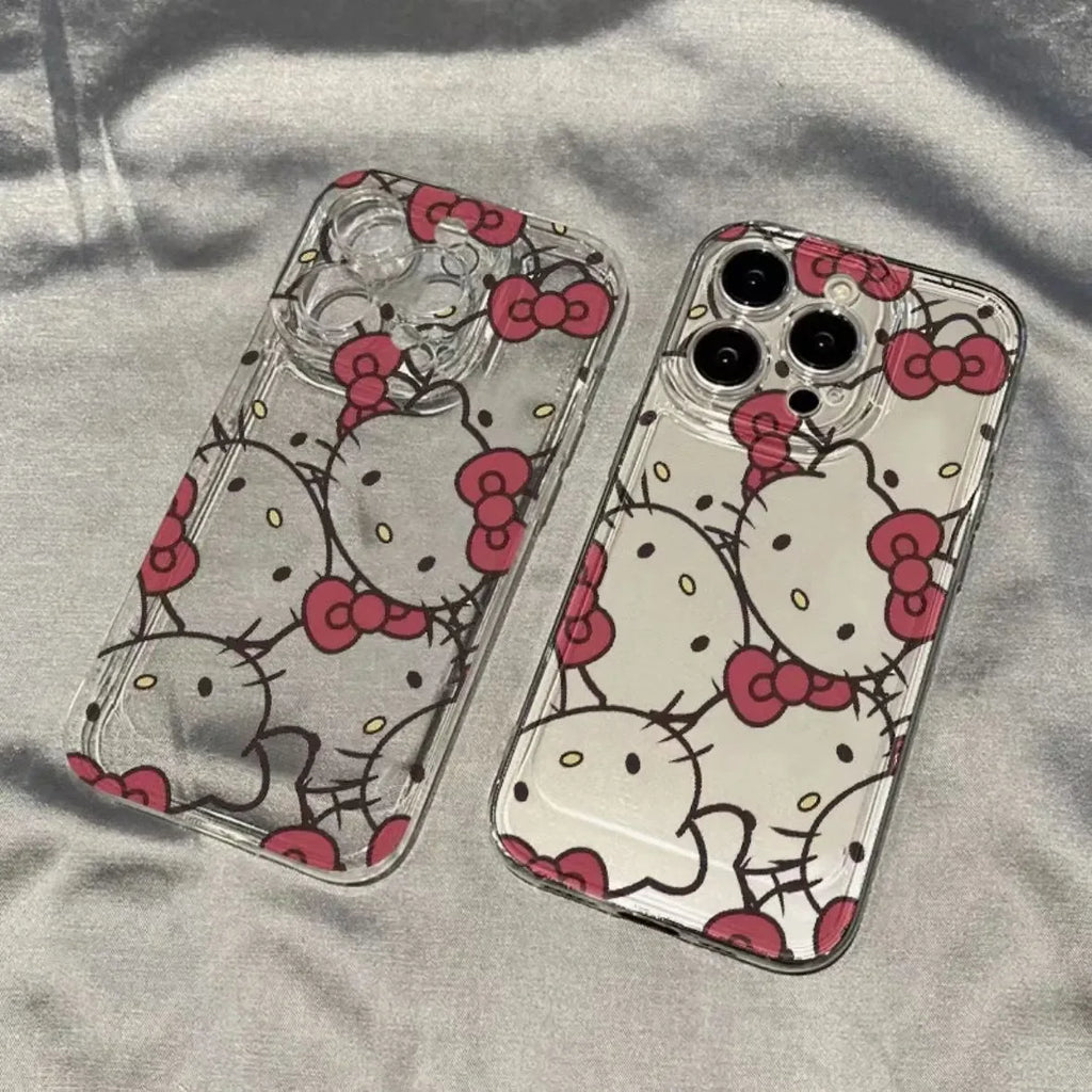 Lovely Hello Kitty Head Phone Case