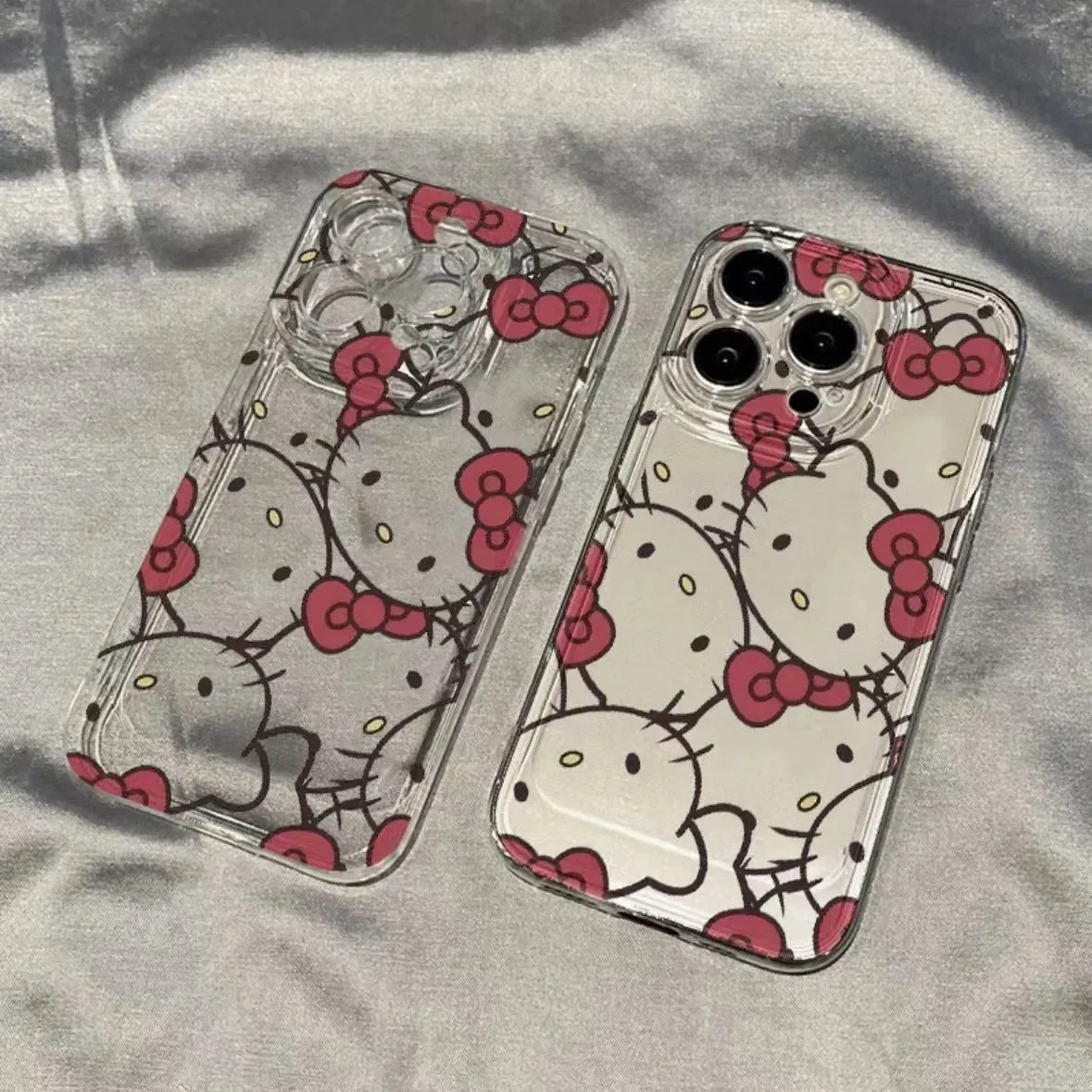 Lovely Hello Kitty Head Phone Case