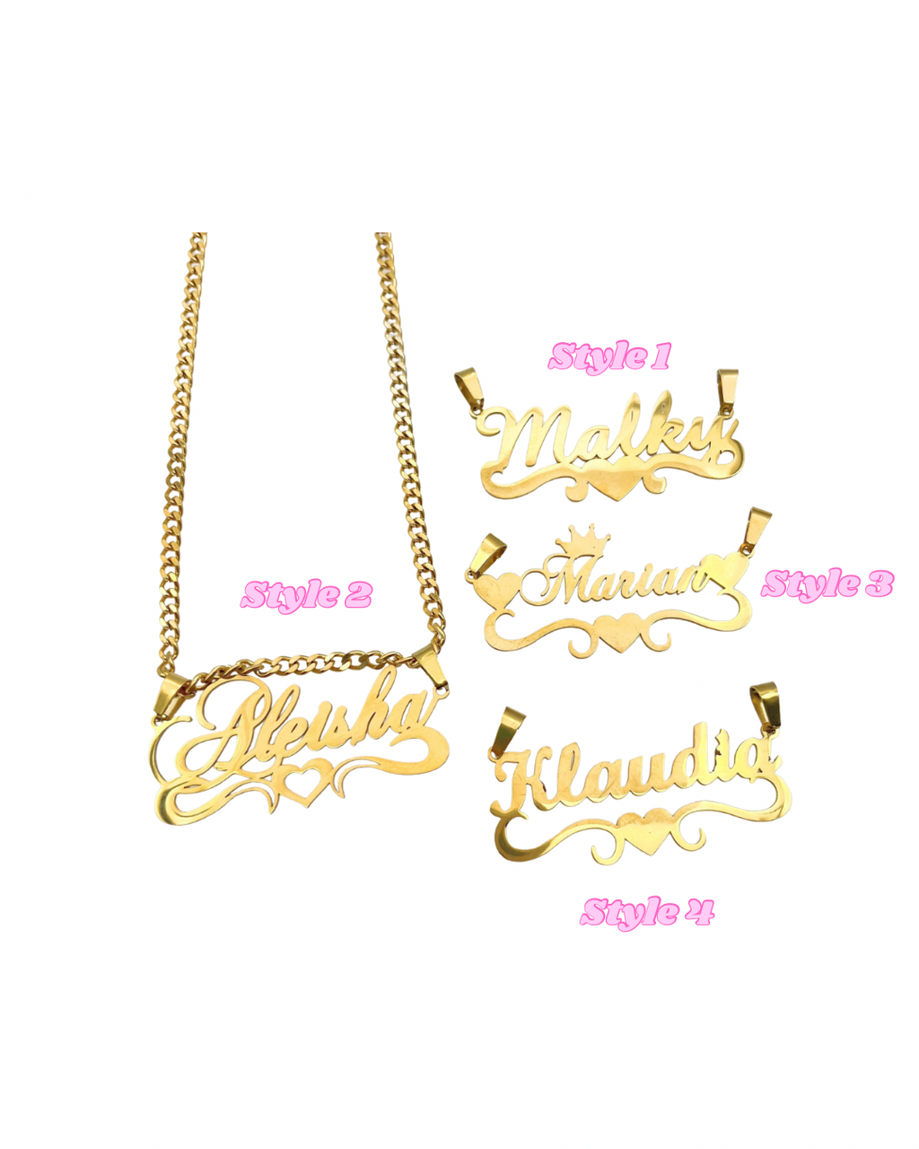 SWEETHEART CUSTOM NAME NECKLACE