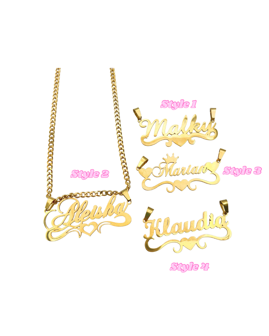 SWEETHEART CUSTOM NAME NECKLACE