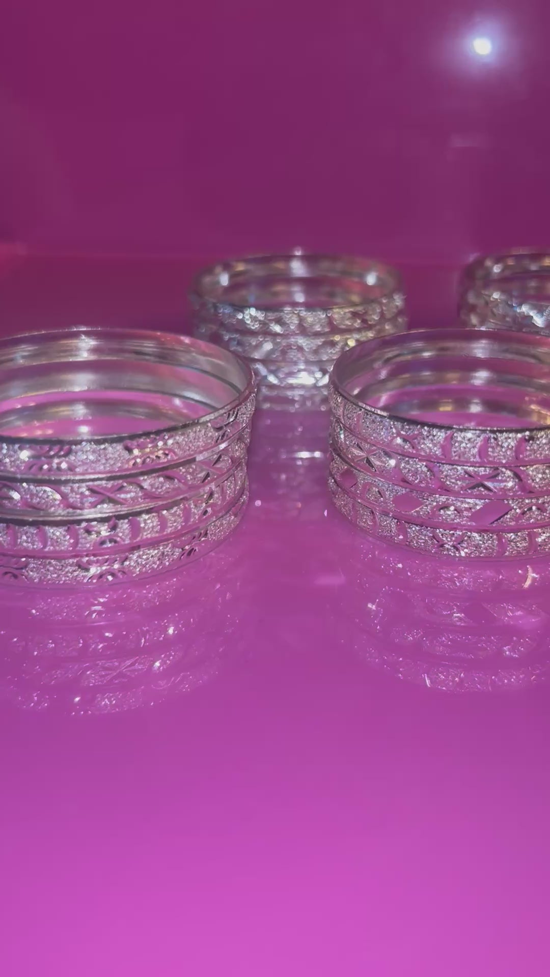 KIDS SILVER BANGLE SET