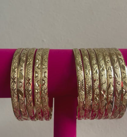 THAT GIRL GOLD BANGLE SET